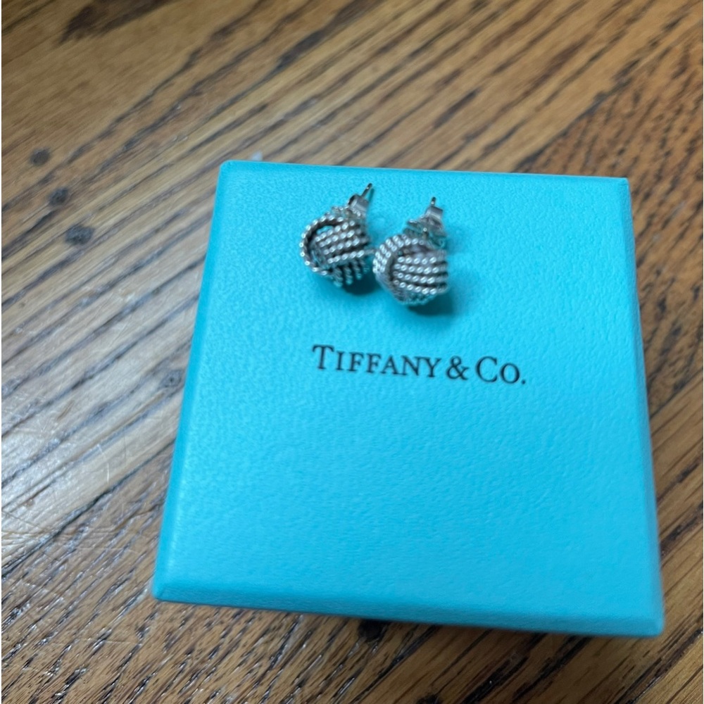 NWOT - Tiffany & Co. Sterling Silver Knot Earrings